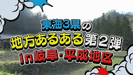 あらゆるサーチ 東海3県の地方あるある In 岐阜 平成地区 19年4月24日 水 ドデスカ 名古屋テレビ メ テレ