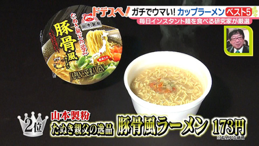 ドデスペ 冬に食べたい ガチでウマいカップラーメン ベスト5 22年2月28日 月 ドデスカ 名古屋テレビ メ テレ