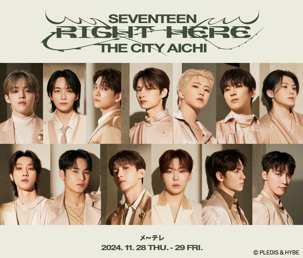 SEVENTEEN ［RIGHT HERE］THE CITY AICHI　メ～テレ