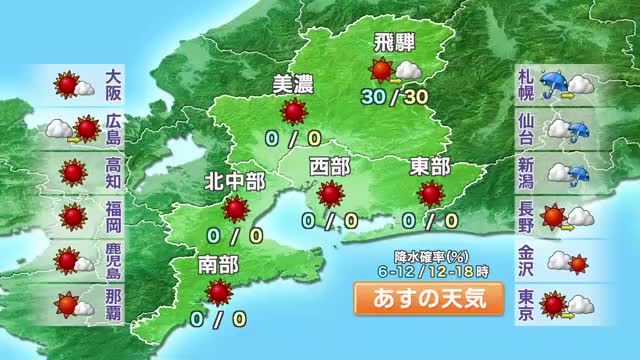 28日も引き続き熱中症に注意　東海3県は猛烈な暑さに　エアコン使うなど対策を