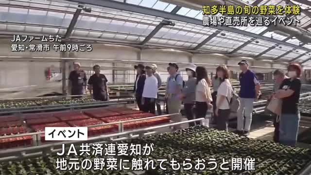 地域の農業を応援　知多半島の農場や野菜の直売所を巡るイベント　愛知