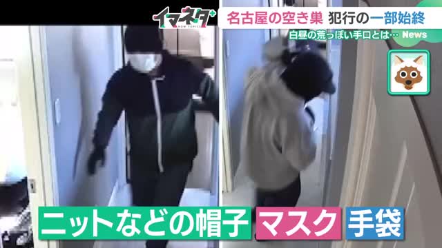 ペットカメラがとらえた！空き巣の犯行一部始終　高級ブランドと金庫が盗まれ　【名古屋市】