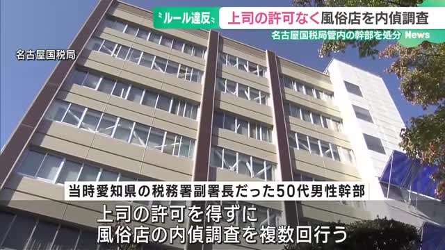 税務署の副署長が許可なく風俗店を内偵調査、うその報告も　国税庁が訓告処分