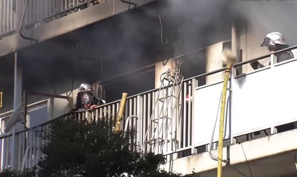 愛知・半田市の県営住宅火災、死亡は住人の82歳男性と判明