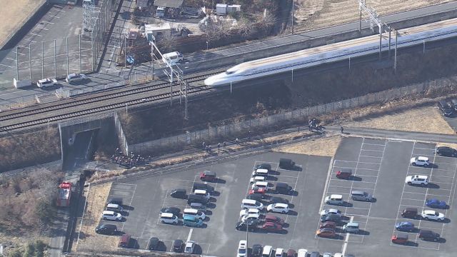 【速報】東海道新幹線が運転再開　愛知県稲沢市の沿線火災で約1時間止まる