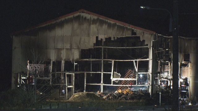 愛知・一宮市の小規模工場で火災　焼け跡から性別不明の1人の遺体　所有者の91歳男性と連絡取れず