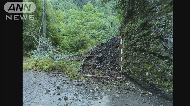 奈良・十津川村でも土砂崩れ　国道ふさがれ17世帯孤立