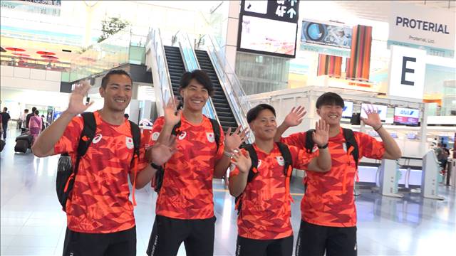 決戦の地へ！パリ五輪男子7人制ラグビー日本代表が出国 石田「ワクワクしている」