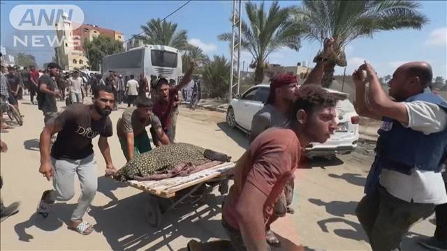 ガザ地区南部ハンユニスで空爆90人以上死亡　ハマス軍事部門トップ狙った攻撃と主張
