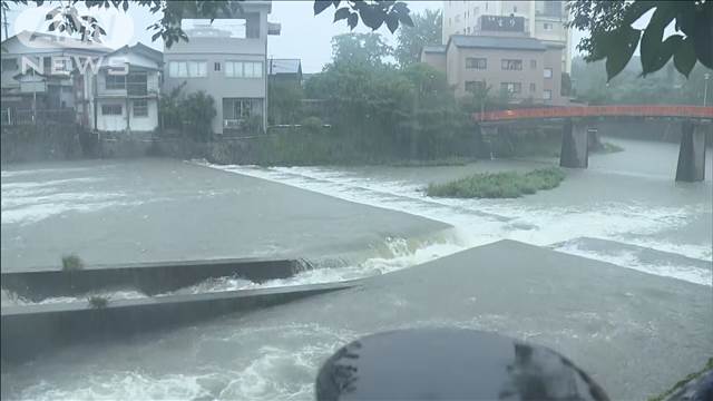 長崎に線状降水帯発生　猛烈な雨　九州北部は午後も警戒