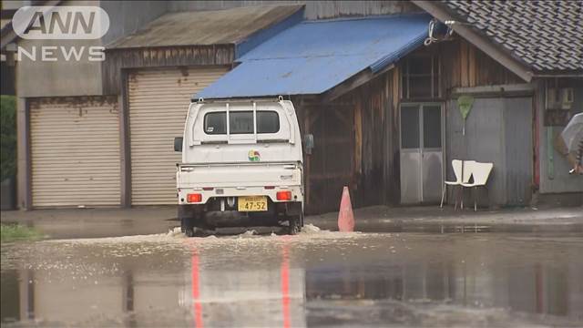 由利本荘市「緊急安全確保」 秋田で大雨1人行方不明