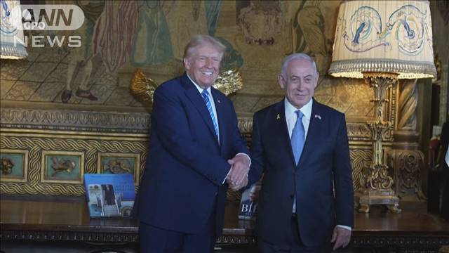 アメリカのトランプ氏がイスラエル首相と会談