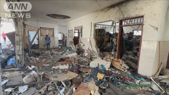 4000人避難していたガザ地区の野戦病院に空爆 30人以上死亡 「人道地区」には退避勧告