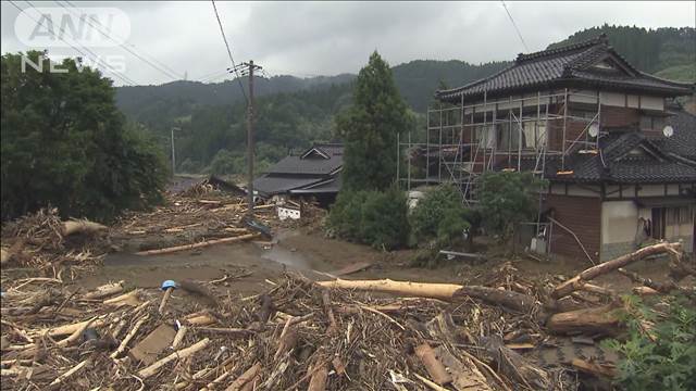 秋田・山形の記録的な大雨被害　86歳女性が行方不明