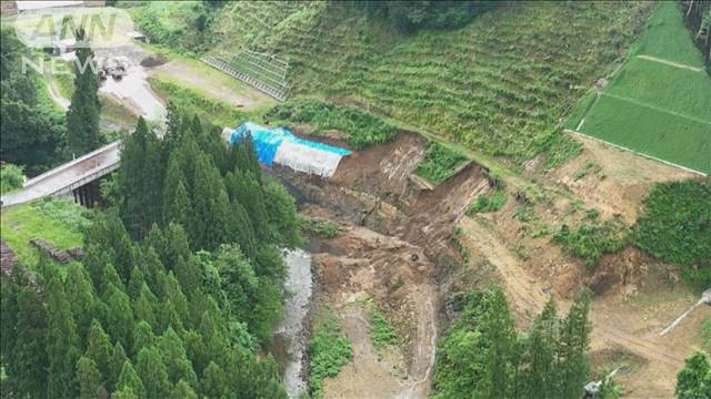 秋田・大雨の土砂崩れで1人不明　二次災害の恐れ…29日の捜索中止