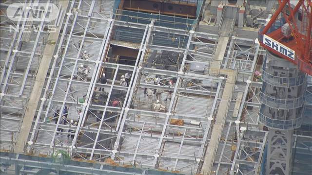 【速報】東京・麹町のビル建設現場の鉄骨落下事故　意識不明だった20代男性が死亡
