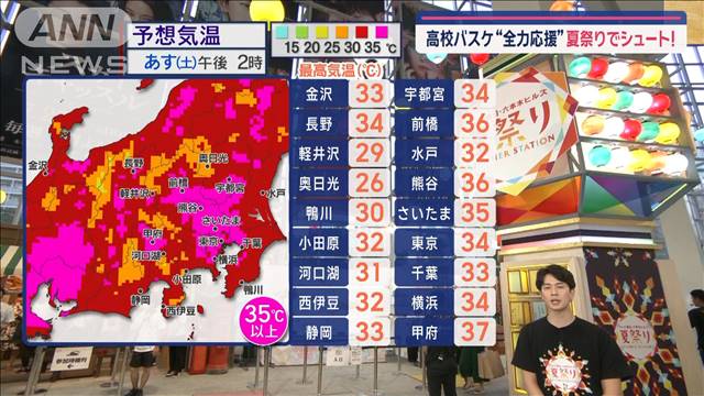 【関東の天気】あす花火にキャンプ…　天気急変は？