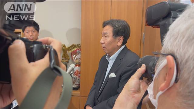 立憲代表選　枝野前代表が出馬を「決意」