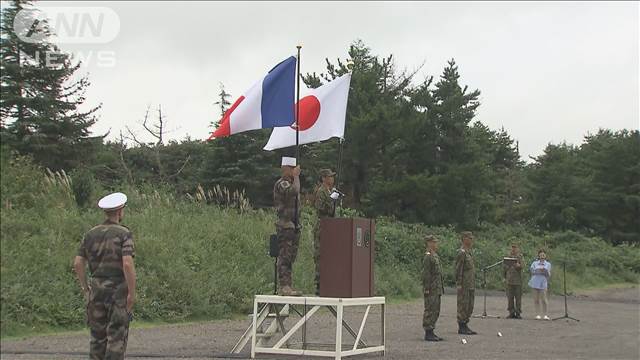 陸上自衛隊が仏陸軍と国内初の共同訓練　ゲリラ戦を想定