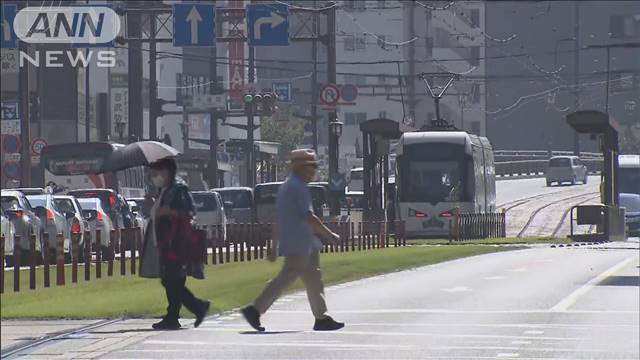 熊本 9月として記録的な暑さか　関東など激しい雨や落雷の恐れ