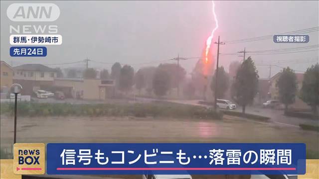 ゲリラ雷雨“信号も消えた”　落雷の瞬間に…何があった？