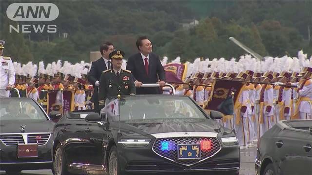 韓国「国軍の日」　北朝鮮脅威が念頭 弾道ミサイル「玄武5号」初公開