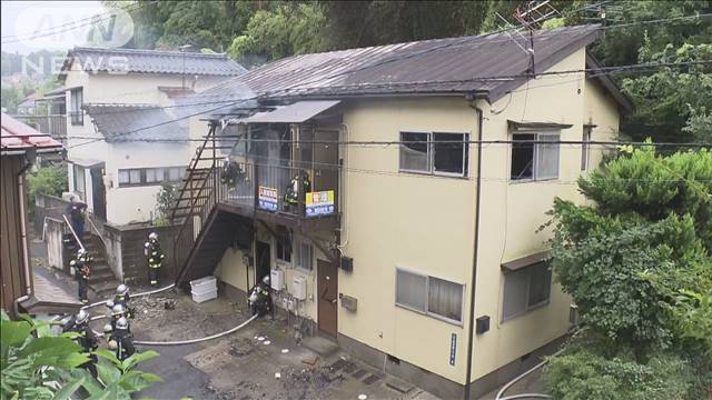 松江市でアパート火災　火元の部屋から性別不明の遺体　住人男性と連絡取れず