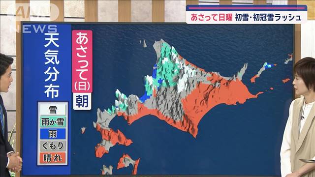 【全国の天気】広範囲で強雨注意　東京30℃予想　あさって日曜は初雪・初冠雪ラッシュ