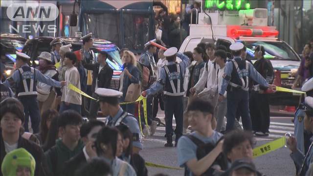 ハロウィン 一部で路上飲酒も大きな混乱なし