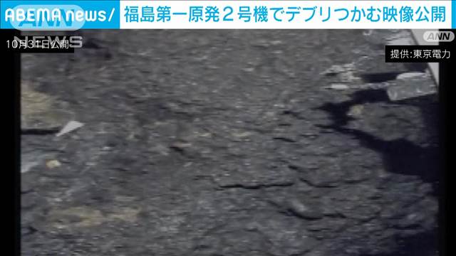 福島第一原発2号機でデブリの一部つかむ映像公開