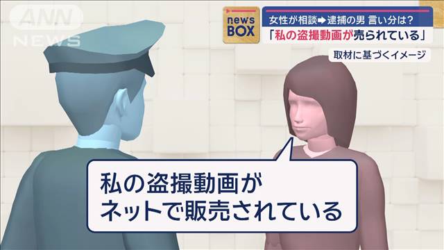 「私の盗撮動画が売られている」女性が相談→逮捕の男、言い分は？