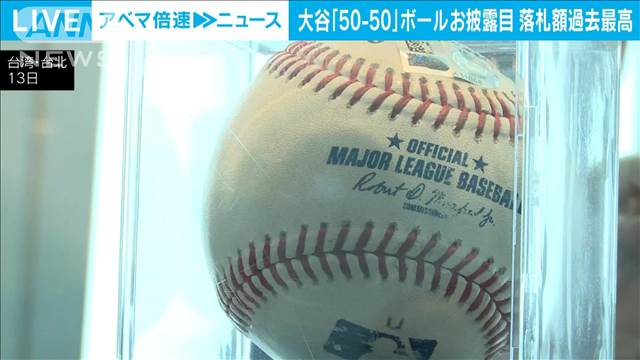 “50－50達成ボール”にファン殺到！ 6億6300万円で落札した台湾IT関連企業が一般公開