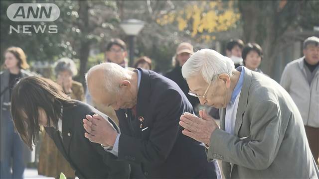 日本被団協代表委員ら平和公園の原爆慰霊碑へ　ノーベル平和賞受賞を報告