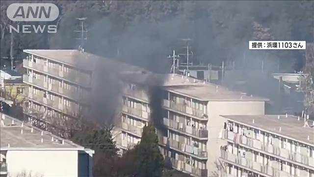 マンション火災で87歳女性が病院搬送　15日連続で乾燥注意報続く　千葉・白井市