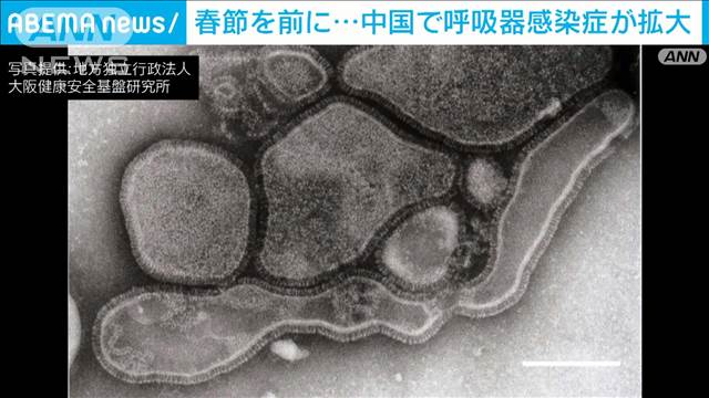 春節を前に…中国で「ヒトメタニューモウイルス感染症」拡大　呼吸器の感染症