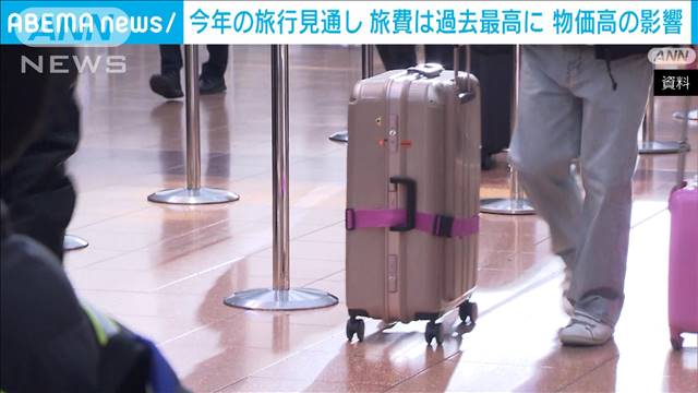 今年の旅行見通し　旅費は過去最高に　訪日外国人は初の4000万人超え見込む