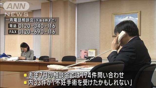 旧優生保護法を巡る新たな補償法の施行を控え 弁護士会が無料の電話相談会