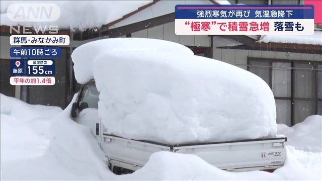 強烈寒気が再び 気温急降下“3月並み”一転 真冬に逆戻り 北日本“冬の嵐”自治体SOS