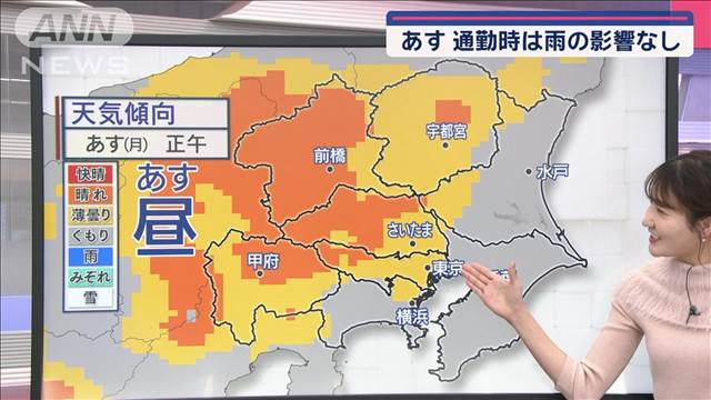 【関東の天気】通勤時は雨の影響なし 大寒なのに…3月並み!?ついに…スギ花粉スタート