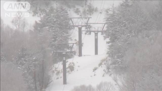 銅線が盗まれた群馬・万座温泉スキー場　リフト運行できずスキー客半減