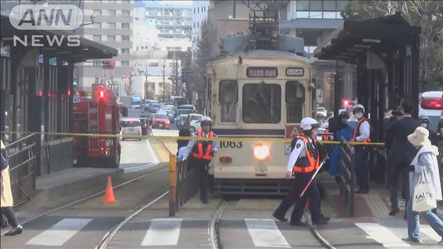 ブレーキ利かず…電車に電車“衝突”　7人搬送