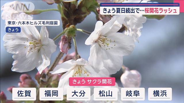 【全国の天気】あすも夏日続々　濃い黄砂飛来　広範囲で警戒